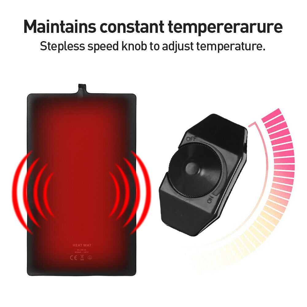 Adjustable Reptile Heat Mat – 10W to 45W | RRD Keeper Series