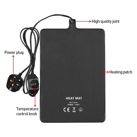 Adjustable Reptile Heat Mat – 10W to 45W | RRD Keeper Series