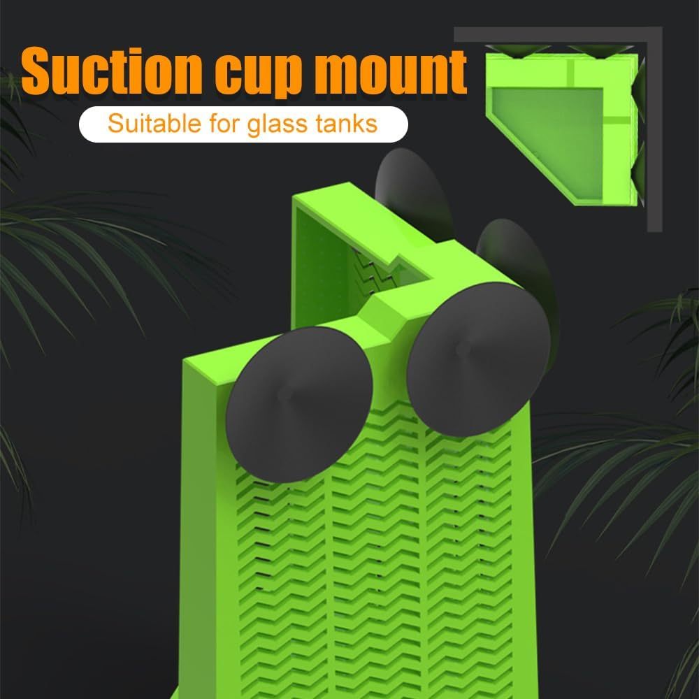 Corner Mounted Reptile Feeder Box